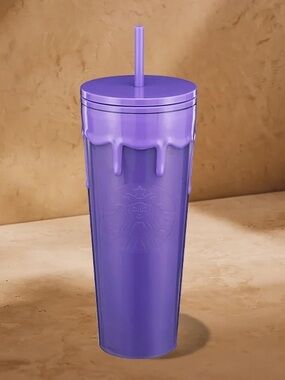 Starbucks Amethyst Ooze Glow In The Dark Cold Cup Tumbler Limited Edition 2025